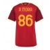 AS Roma Rodrigo Mora #86 Dámské Domácí Dres 2026-27 Krátkým Rukávem AS Roma Rodrigo Mora #86 Dámské Domácí Dres 2026-27 Krátkým Rukávem